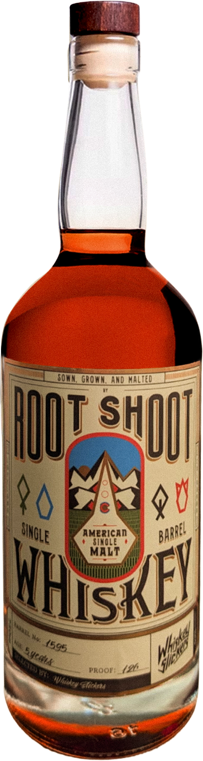 Root Shoot 5 Year American Single Malt Single Barrel (Whiskey Slickers) 750ml